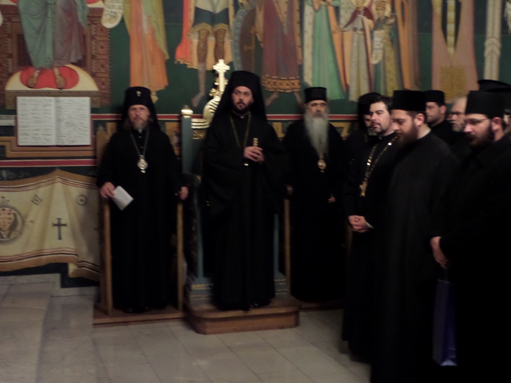 Panorthodoxe Vesper in der rumänischen Kirche