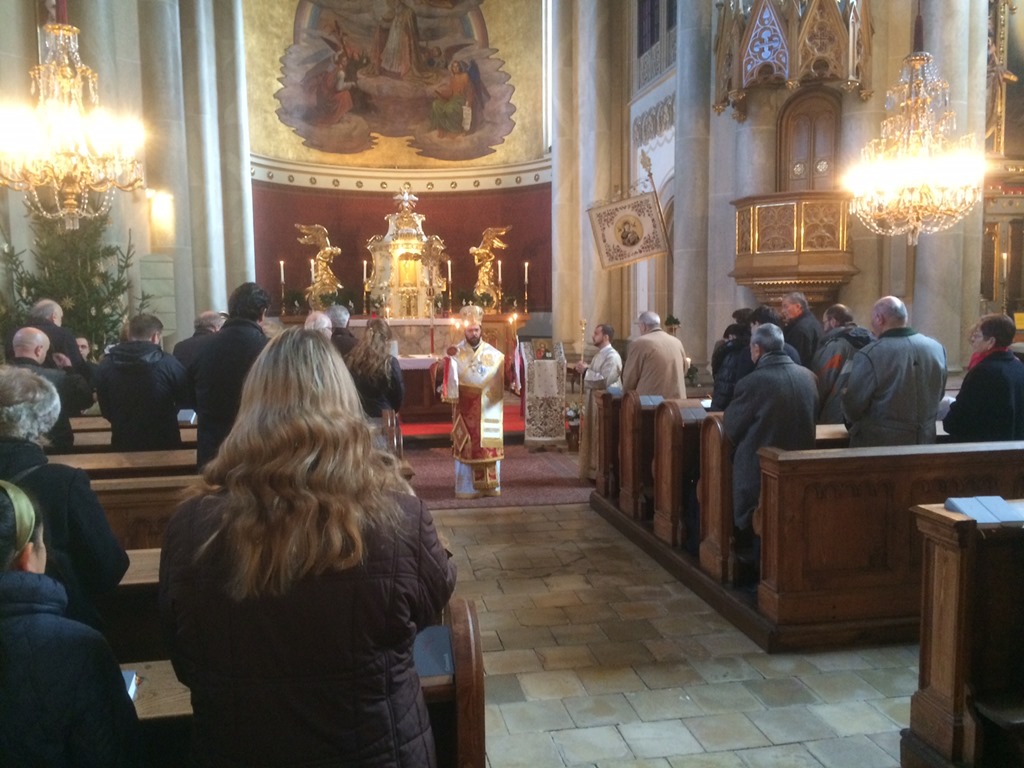 Feier der Göttlichen Liturgie in Leoben