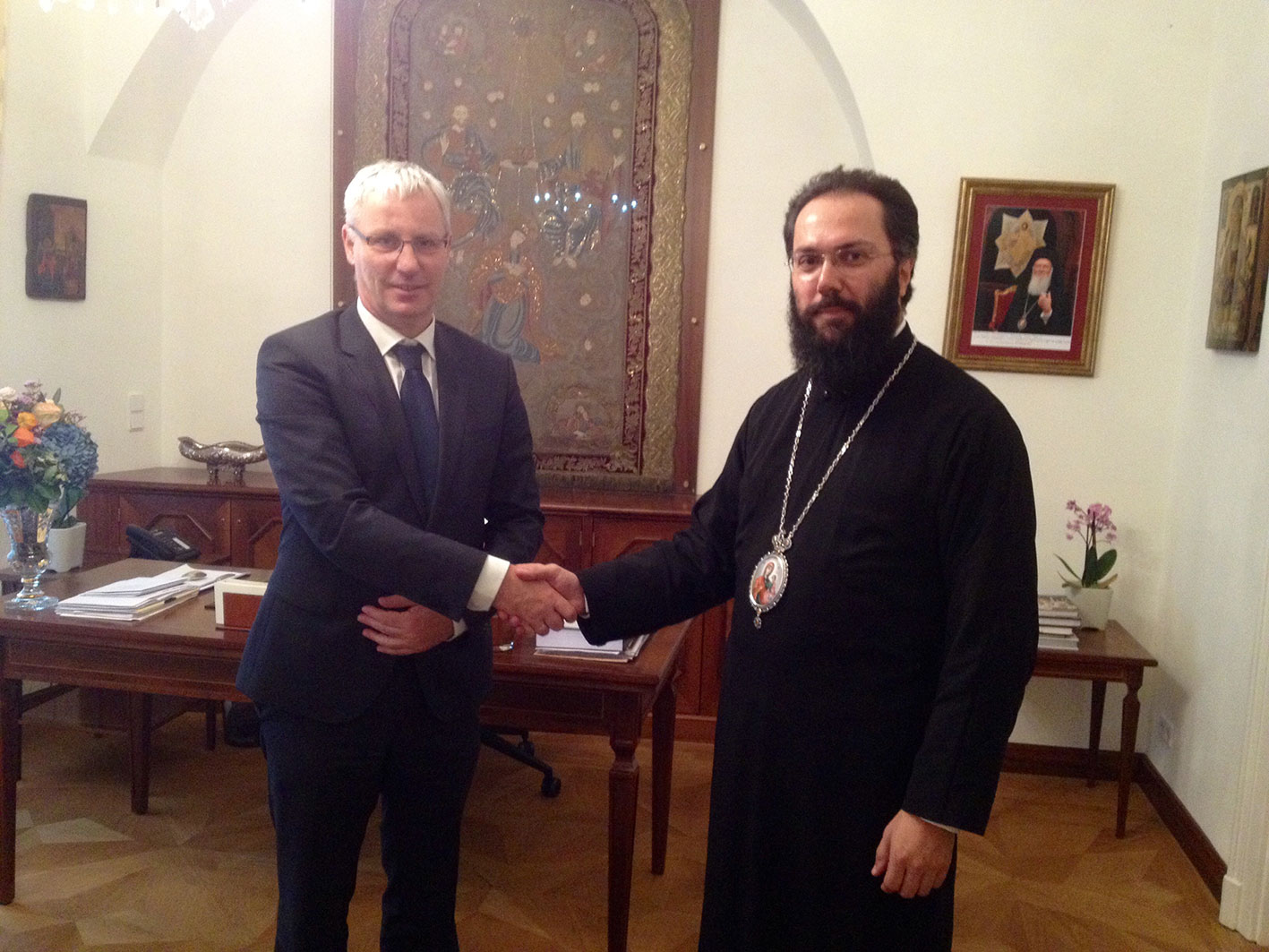 Ἐπίσκεψη Ὑφυπουργοῦ τῆς Οὑγγαρίας στήν Μητρόπολη Αὐστρίας