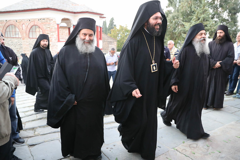 Ὁ Σεβασμιώτατος Ποιμενάρχης μας στήν Ἀθωνική Πολιτεία