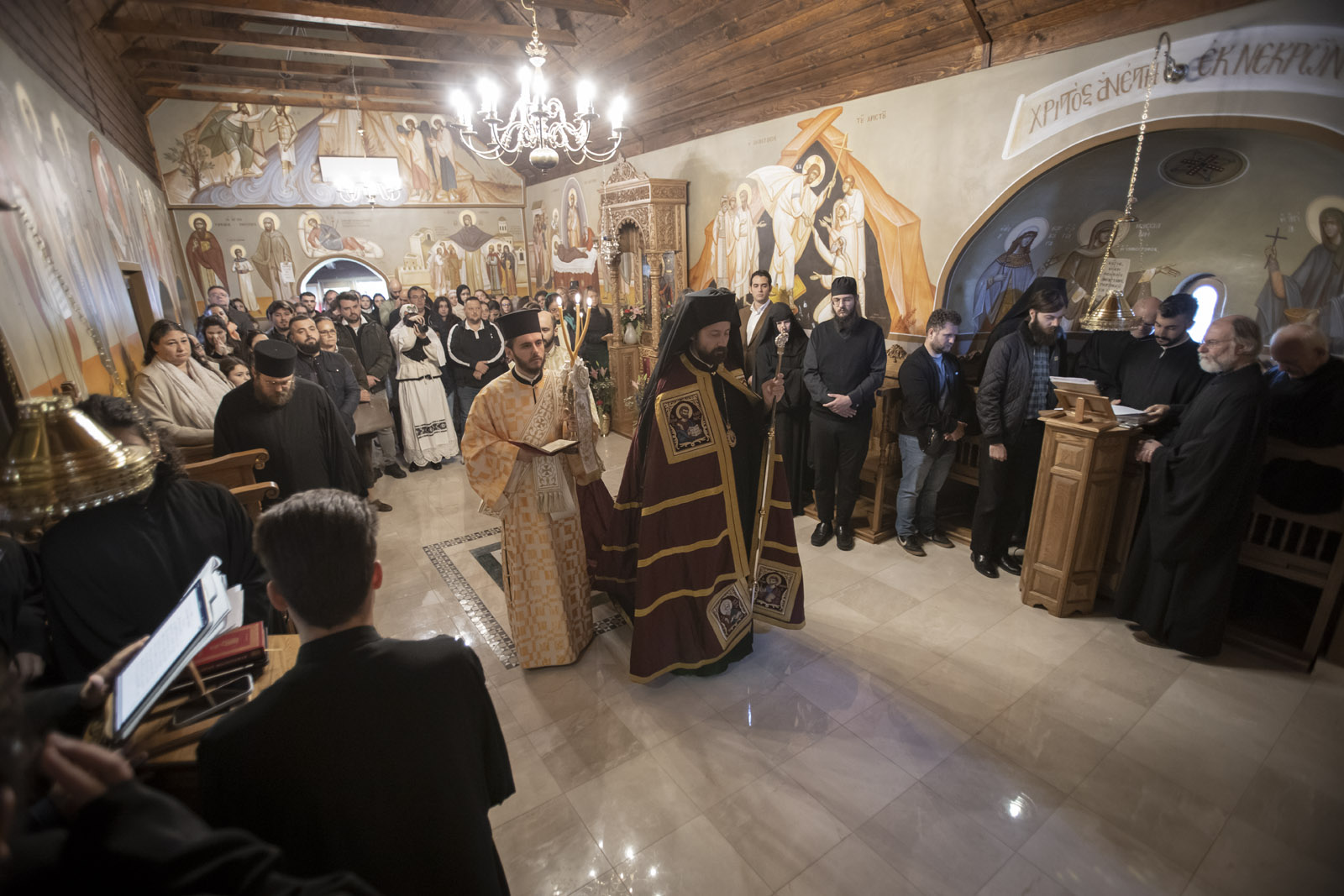 Einweihung des Katholikons des Orthodoxen Klosters in Sankt Andrä am Zicksee