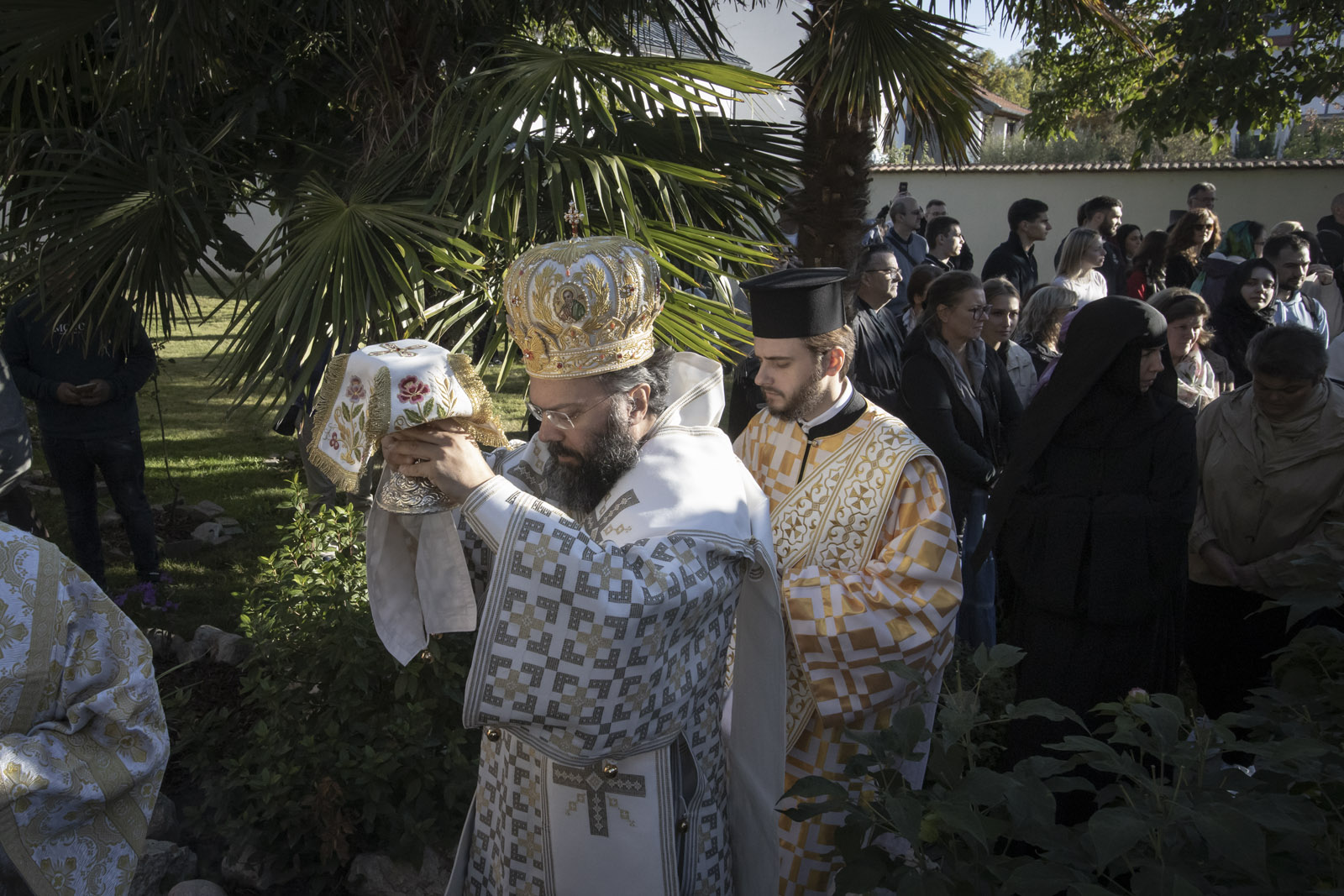 Einweihung des Katholikons des Orthodoxen Klosters in Sankt Andrä am Zicksee