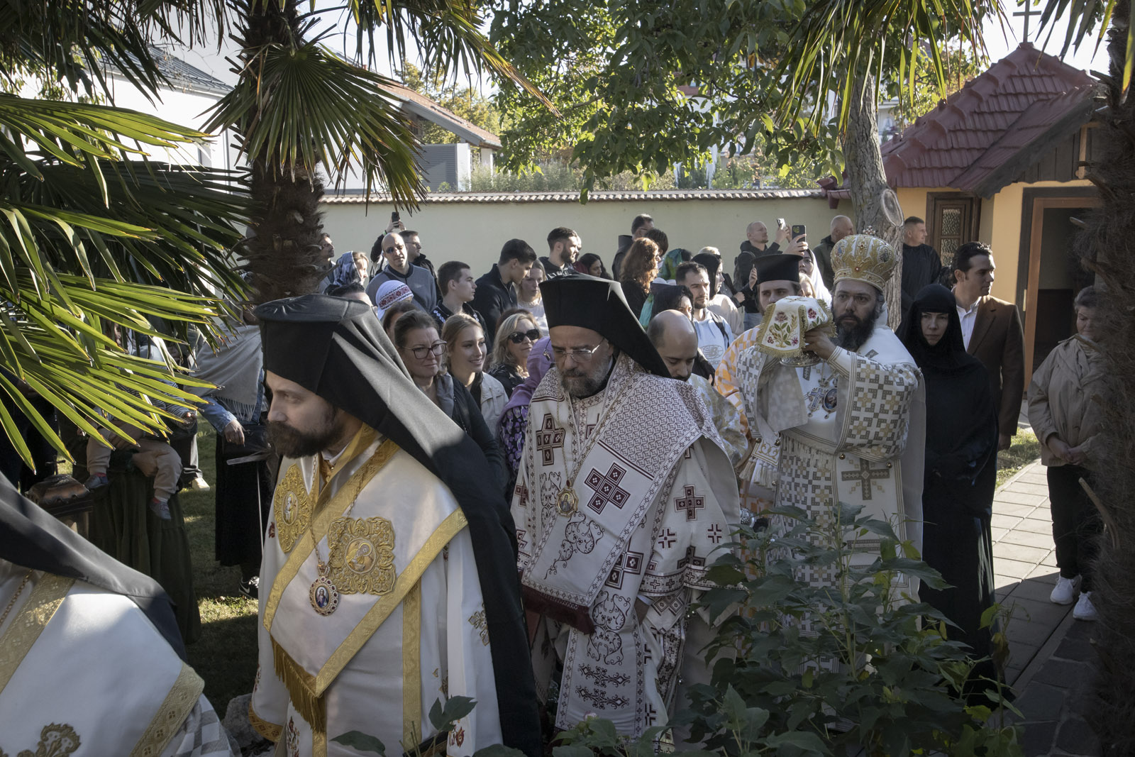 Einweihung des Katholikons des Orthodoxen Klosters in Sankt Andrä am Zicksee