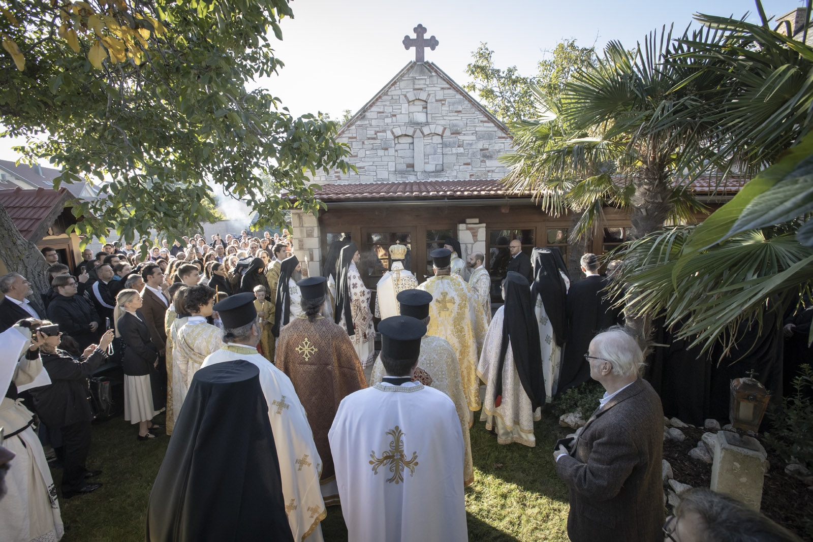Einweihung des Katholikons des Orthodoxen Klosters in Sankt Andrä am Zicksee