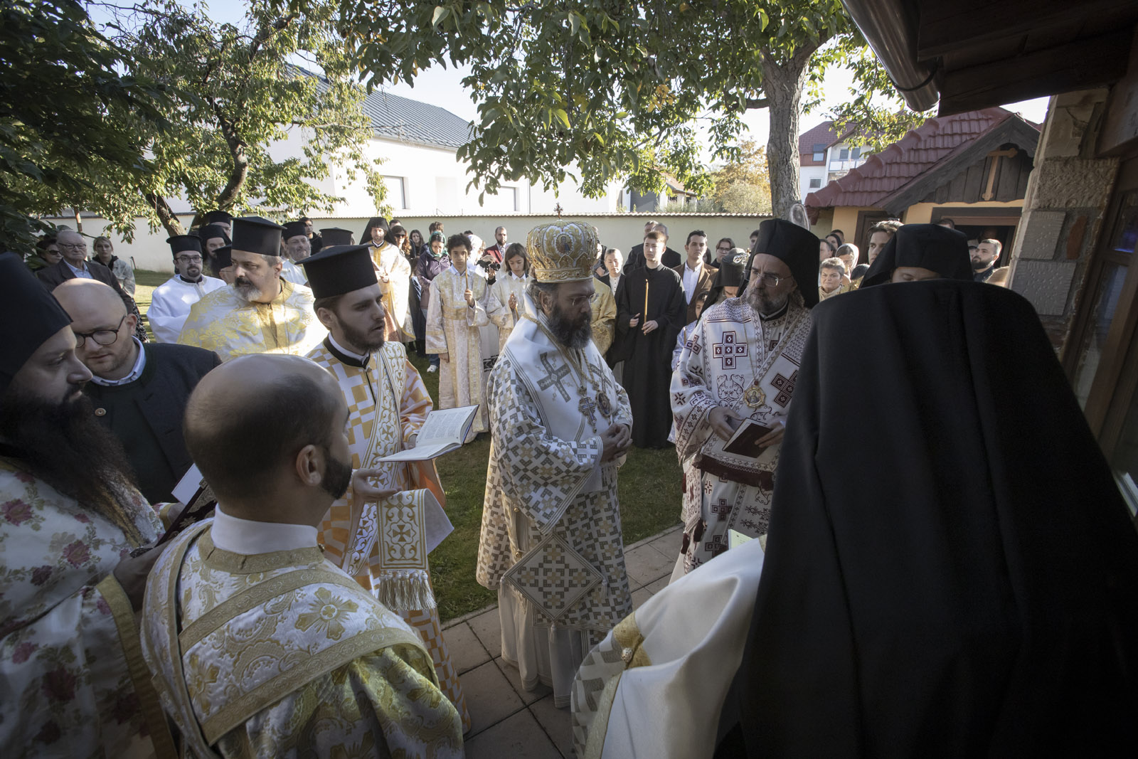 Einweihung des Katholikons des Orthodoxen Klosters in Sankt Andrä am Zicksee