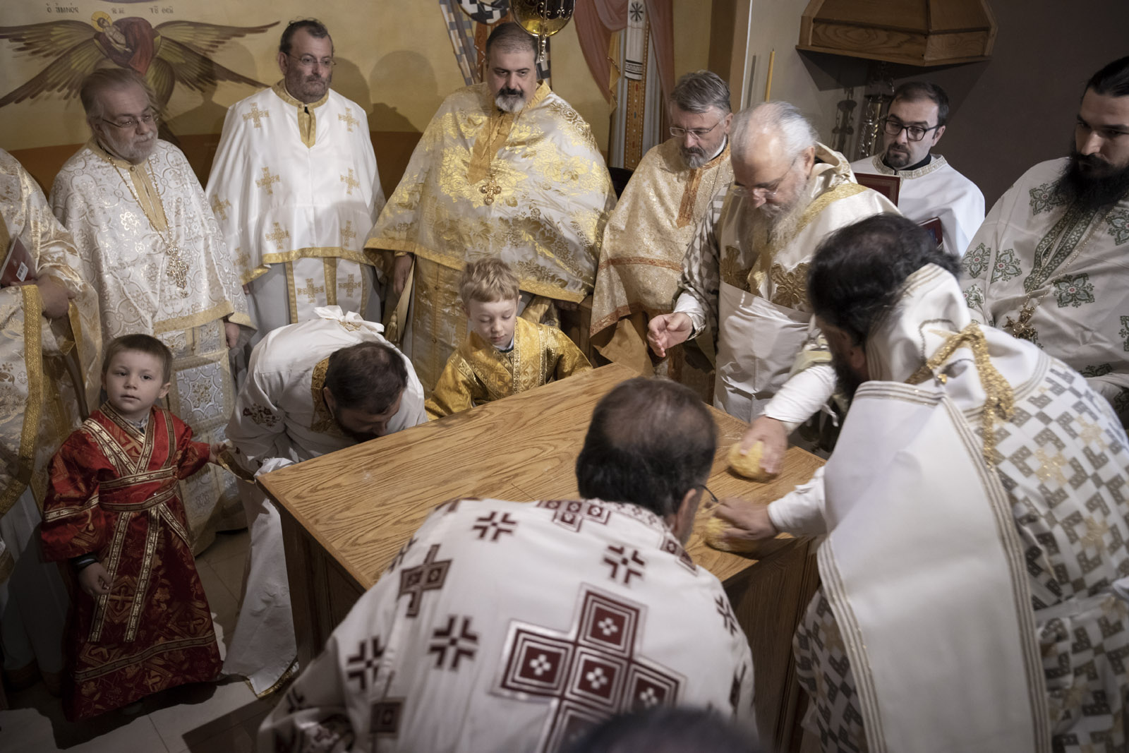 Einweihung des Katholikons des Orthodoxen Klosters in Sankt Andrä am Zicksee