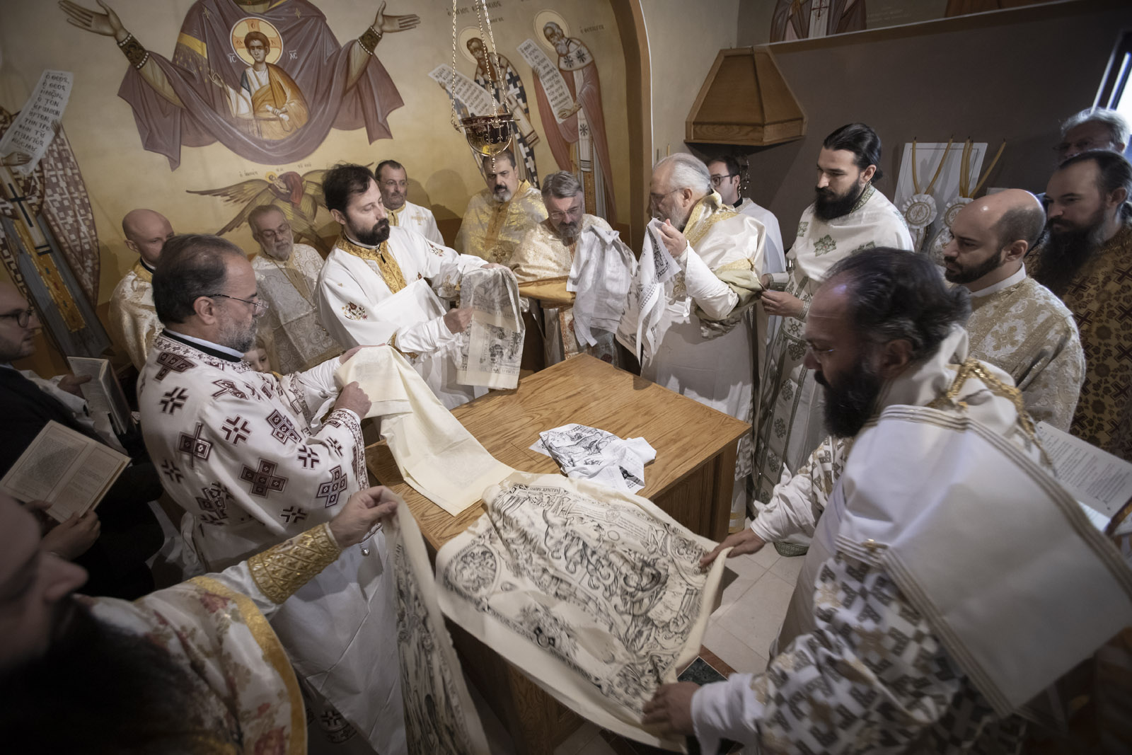 Einweihung des Katholikons des Orthodoxen Klosters in Sankt Andrä am Zicksee