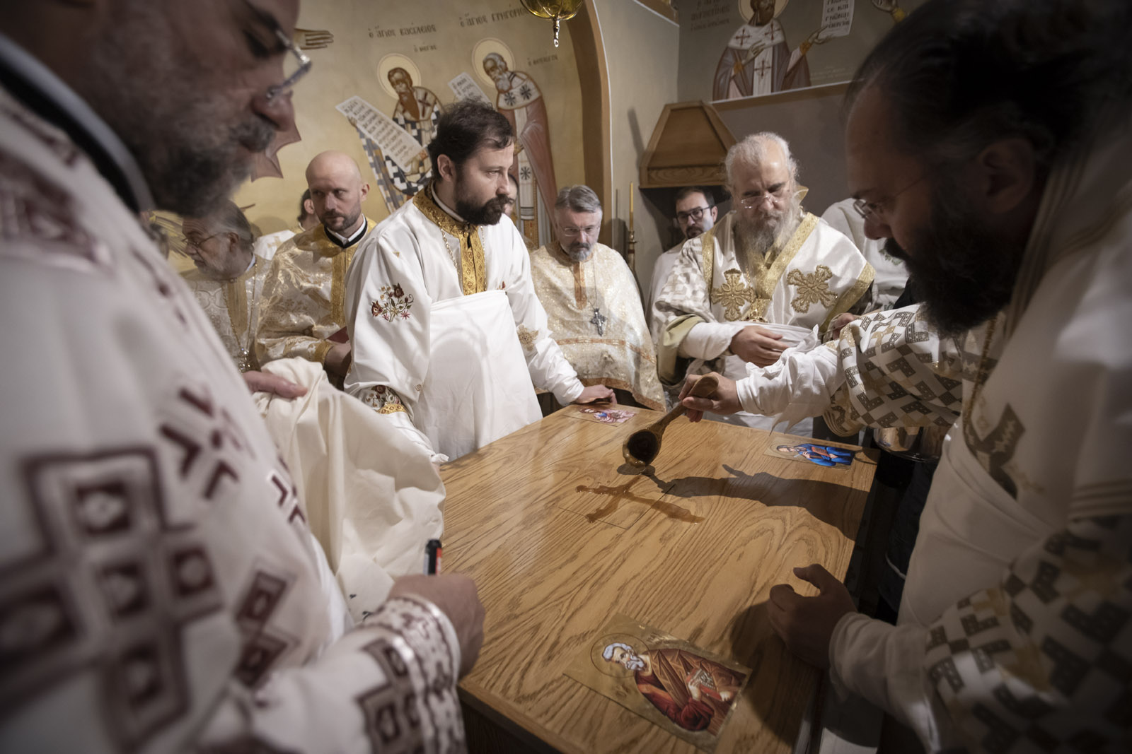 Einweihung des Katholikons des Orthodoxen Klosters in Sankt Andrä am Zicksee