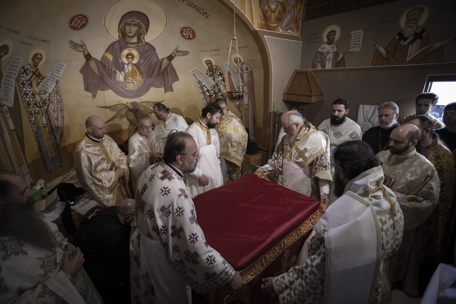Einweihung des Katholikons des Orthodoxen Klosters in Sankt Andrä am Zicksee