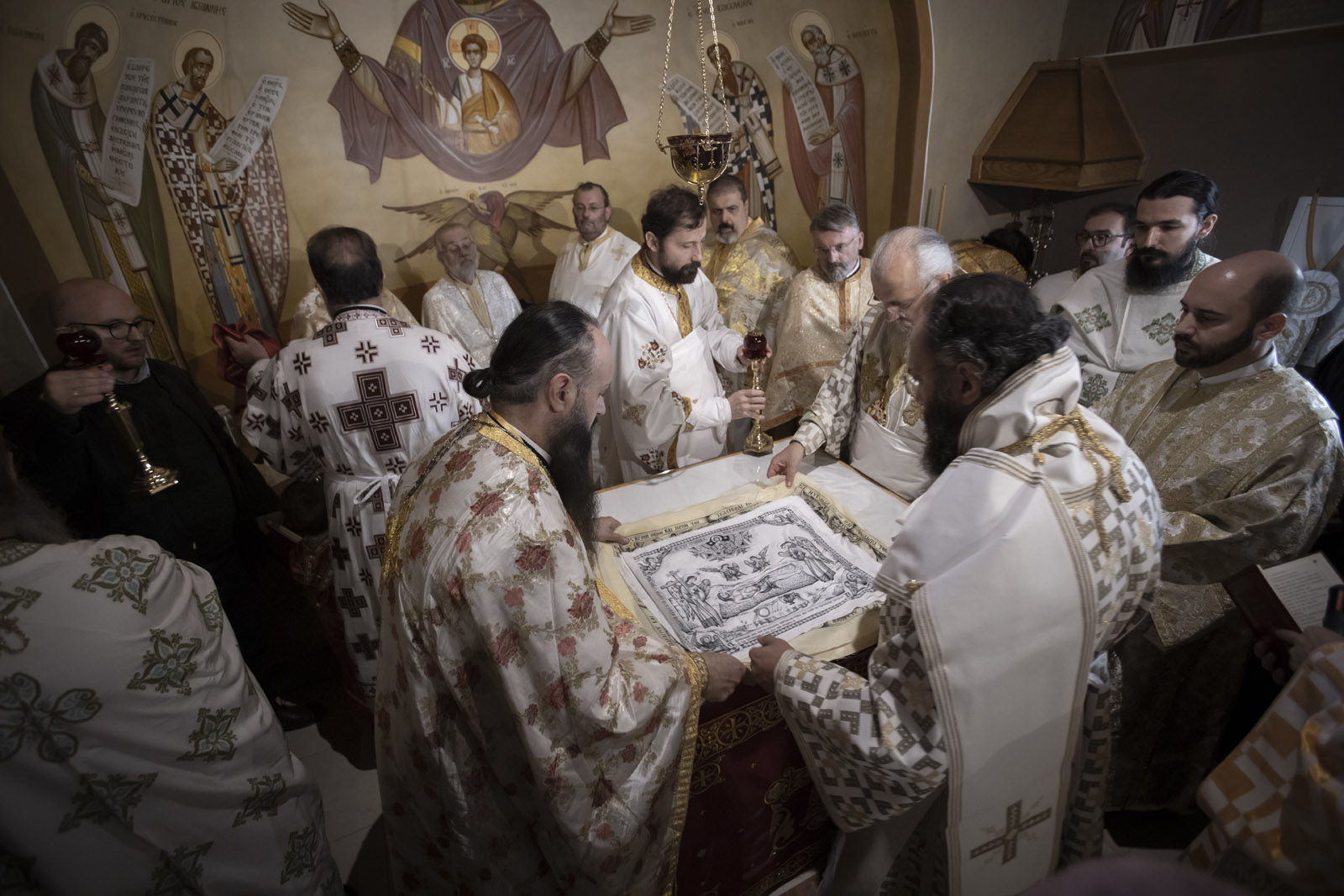Einweihung des Katholikons des Orthodoxen Klosters in Sankt Andrä am Zicksee