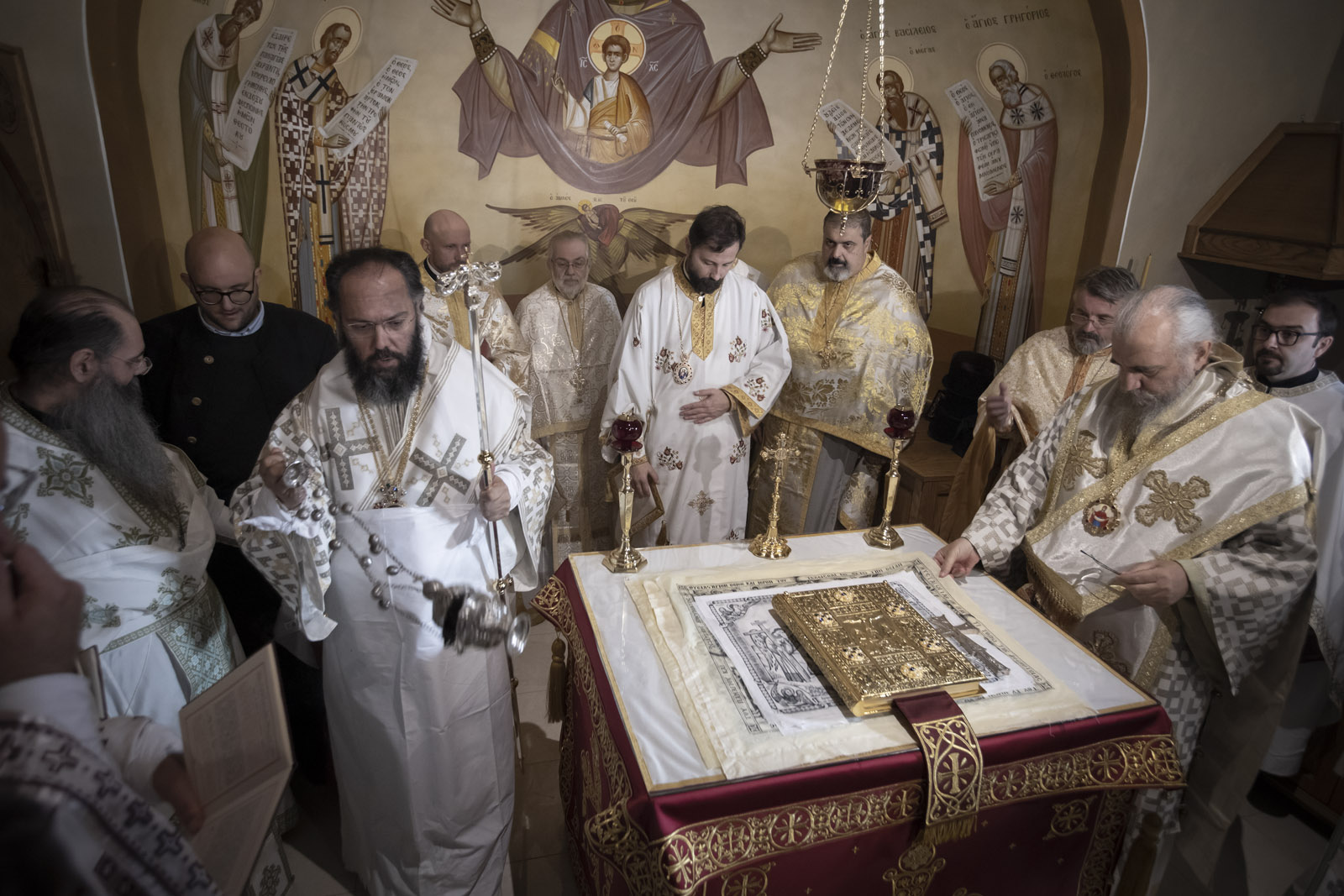Einweihung des Katholikons des Orthodoxen Klosters in Sankt Andrä am Zicksee