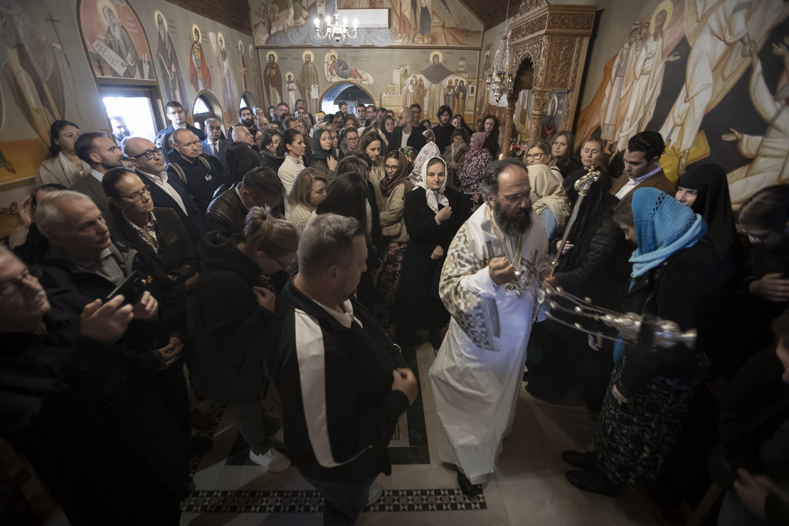 Einweihung des Katholikons des Orthodoxen Klosters in Sankt Andrä am Zicksee