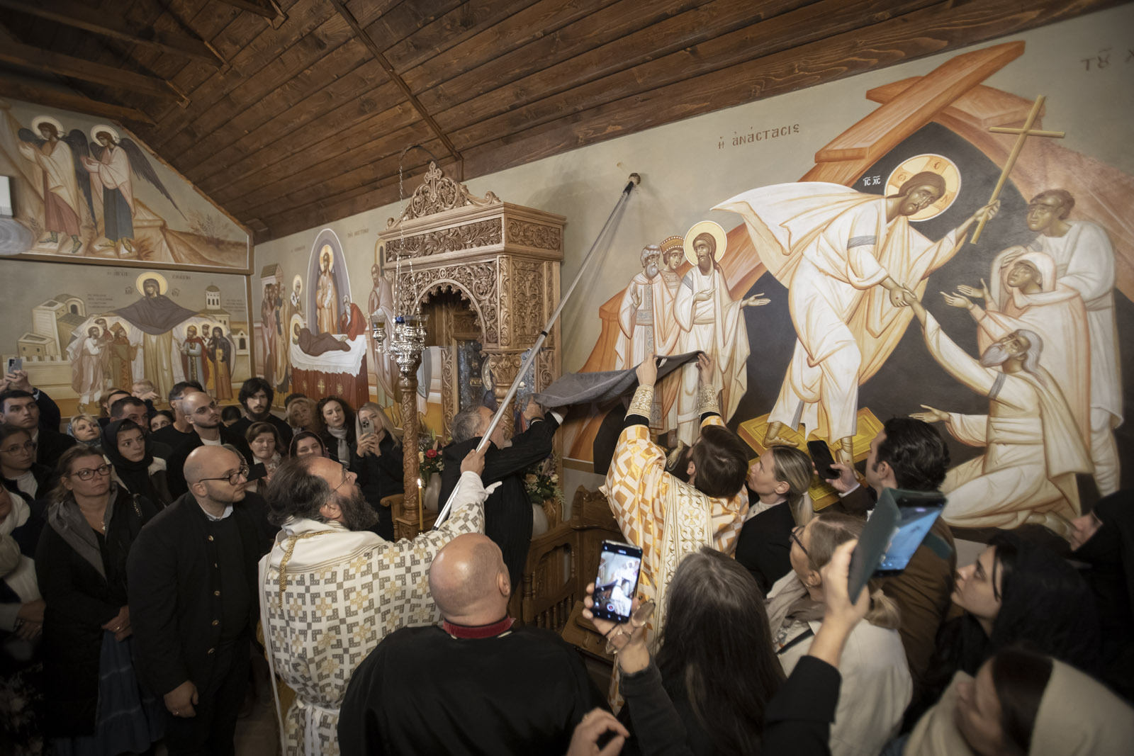 Einweihung des Katholikons des Orthodoxen Klosters in Sankt Andrä am Zicksee