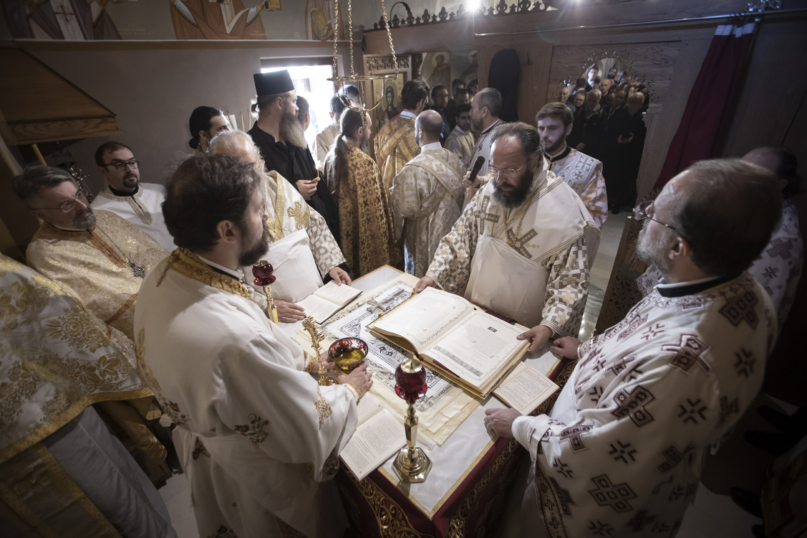Einweihung des Katholikons des Orthodoxen Klosters in Sankt Andrä am Zicksee