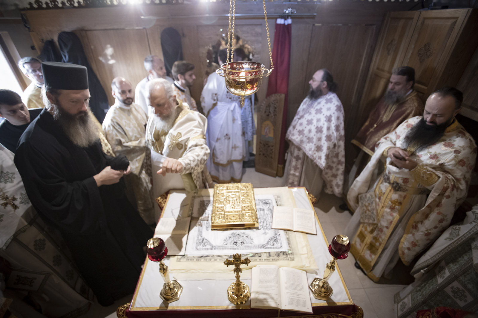 Einweihung des Katholikons des Orthodoxen Klosters in Sankt Andrä am Zicksee