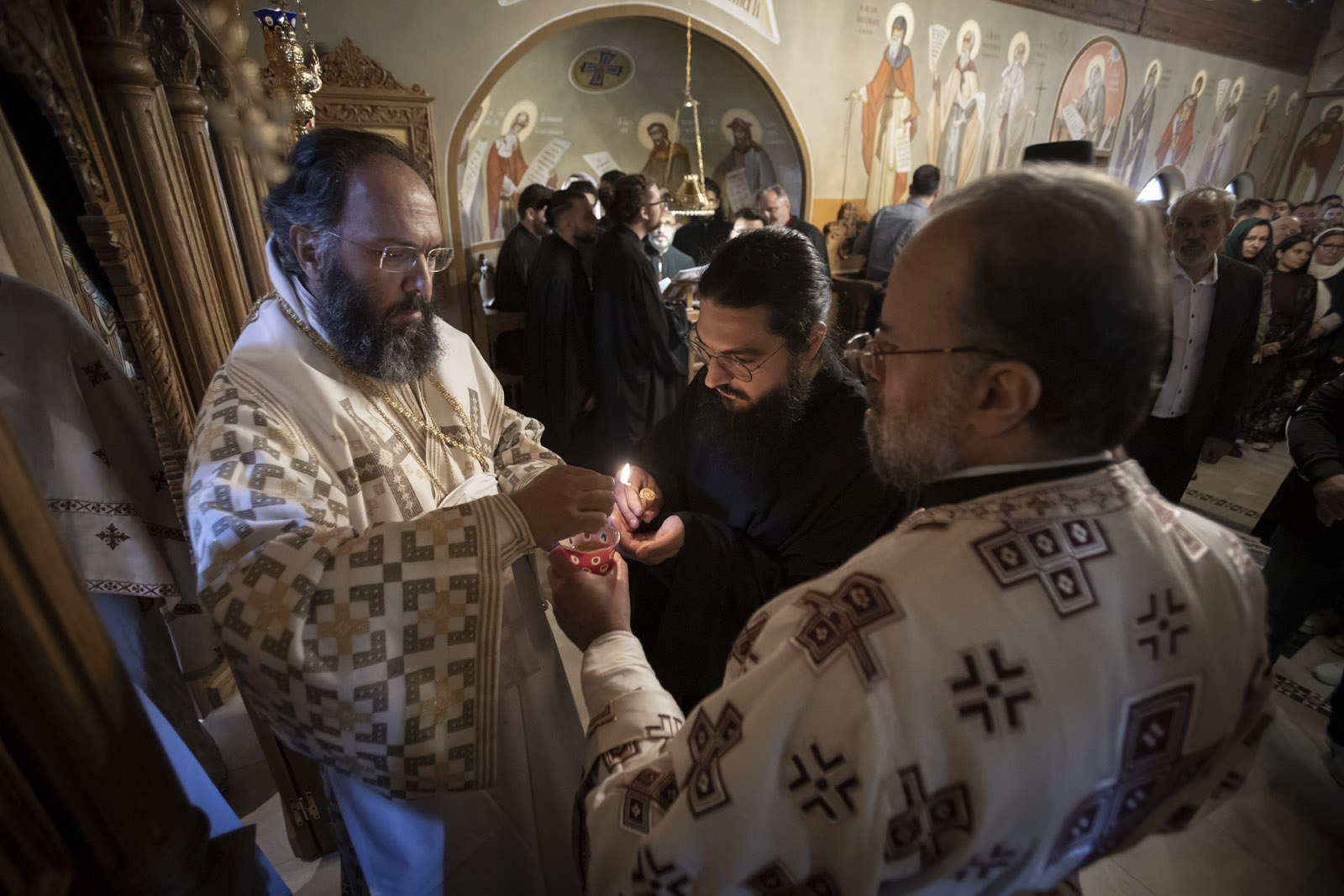 Einweihung des Katholikons des Orthodoxen Klosters in Sankt Andrä am Zicksee