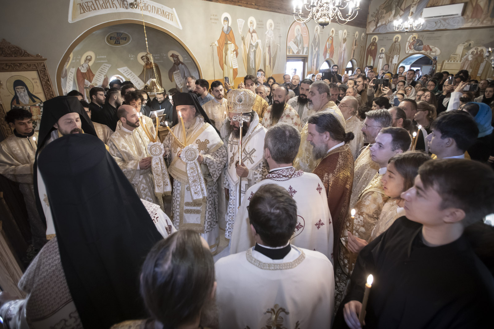 Einweihung des Katholikons des Orthodoxen Klosters in Sankt Andrä am Zicksee