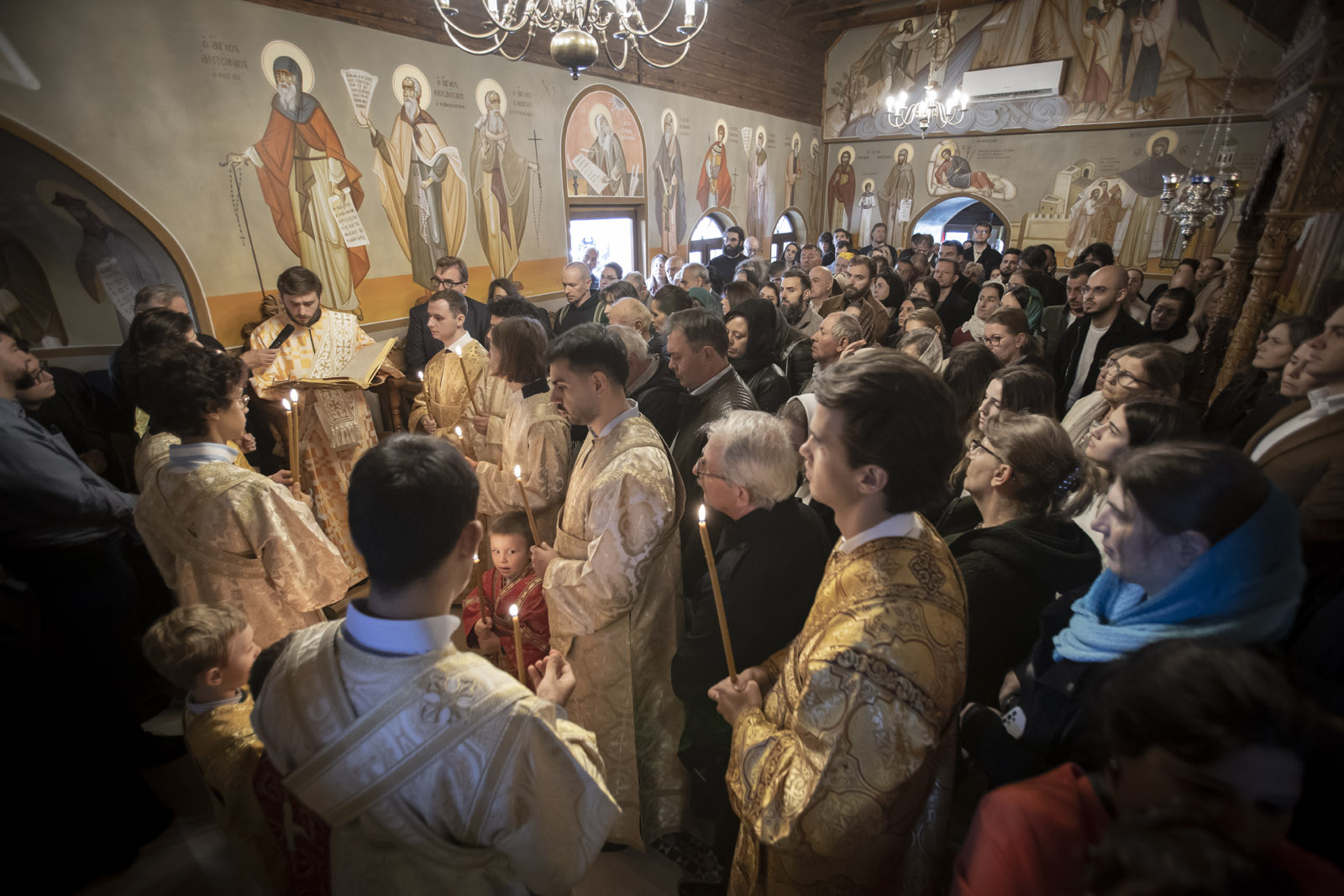 Einweihung des Katholikons des Orthodoxen Klosters in Sankt Andrä am Zicksee