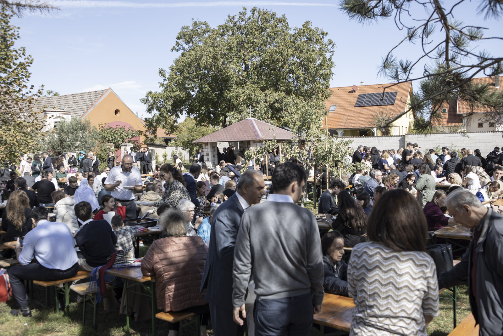 Einweihung des Katholikons des Orthodoxen Klosters in Sankt Andrä am Zicksee